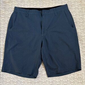 Burnside Blue Flat Front Shorts